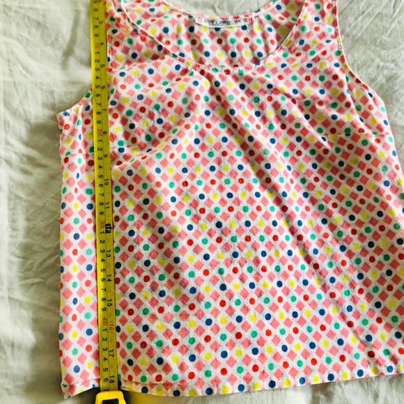 Vintage Guy Laroche 2 piece blouse. Delightful, playful pattern, 100% Cotton. - Picture 13 of 15